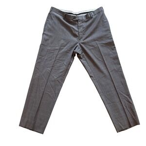 Tollegno 1900 Super 120s Wool Blend Dress Pants Trousers Gray Mens 36x32
